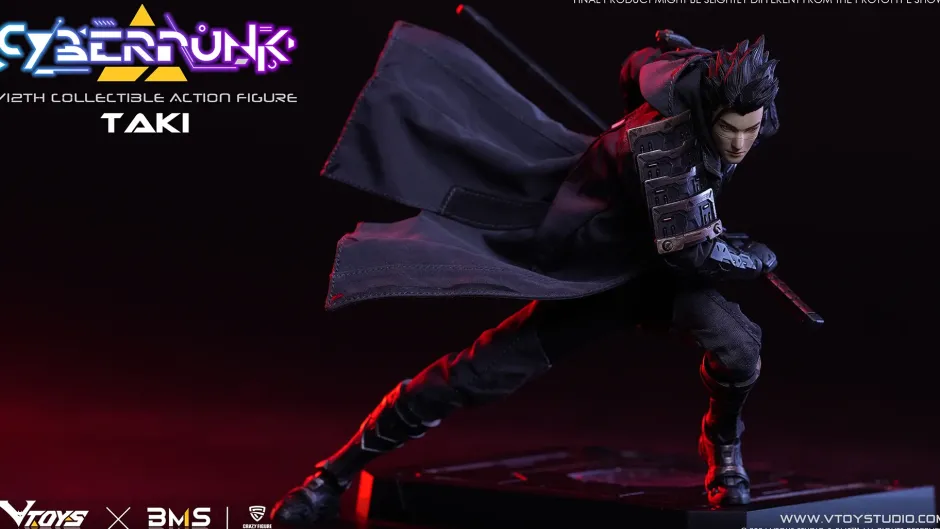 Cyberpunk Series Samurai Taki 1/12 Scale Action Figure Best