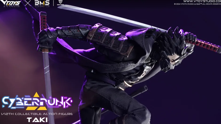 Cyberpunk Series Samurai Taki 1/12 Scale Action Figure Best