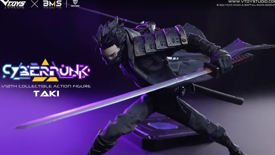 Cyberpunk Series Samurai Taki 1/12 Scale Action Figure Best
