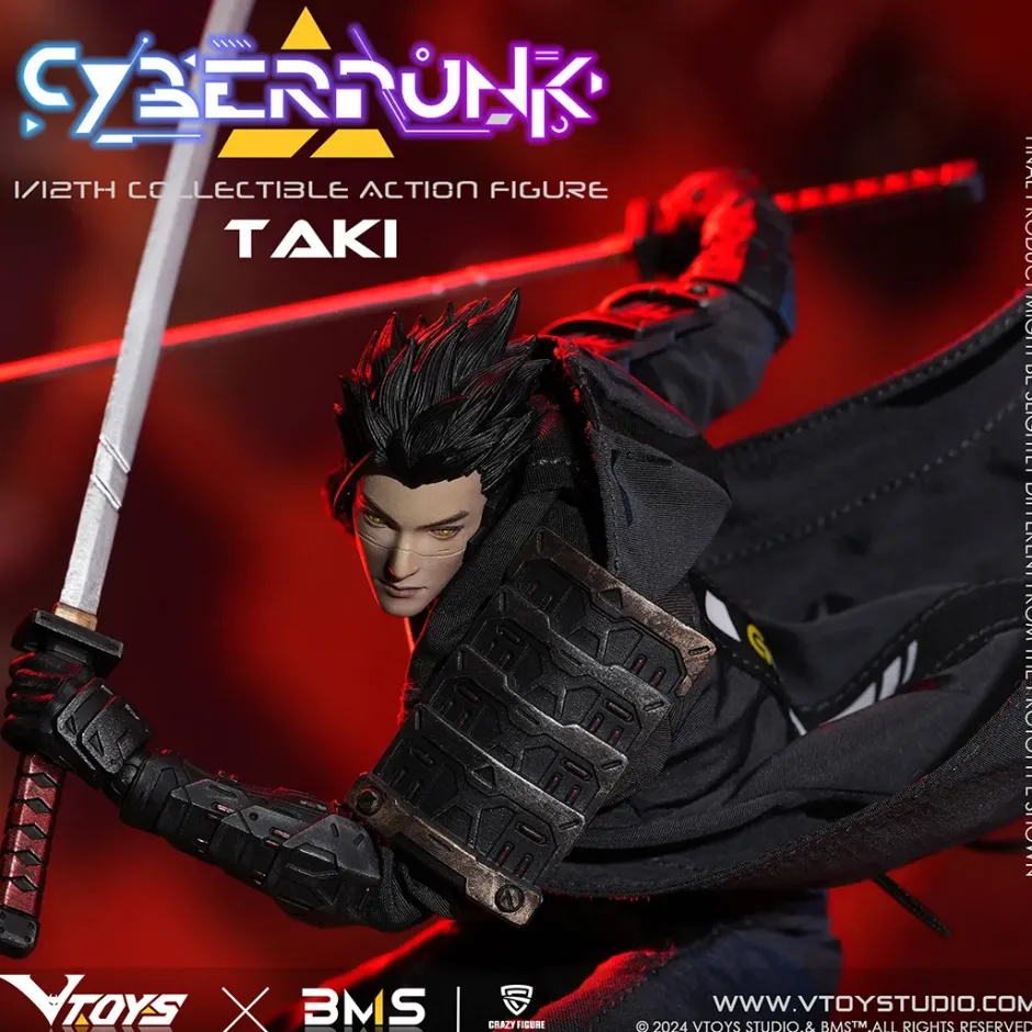Cyberpunk Series Samurai Taki 1/12 Scale Action Figure Best