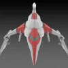 Darius Silver Hawk 3F-1B Space Fighter 1/144 Scale Plastic Kit (Re-run) Sale