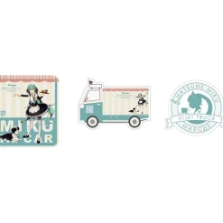DBC x Hatsune Miku Marche Truck Ver. Miku in Car Sticker Set (Set of 3) Online