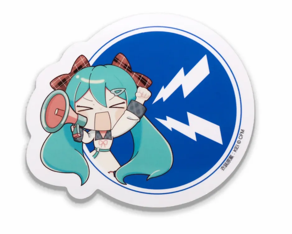 DBC x Hatsune Miku Shout out Miku Love! Ver. Magnet Sticker Sale