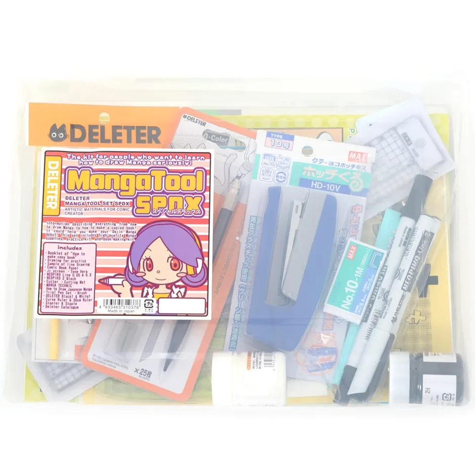 Deleter Manga Tool Sets New