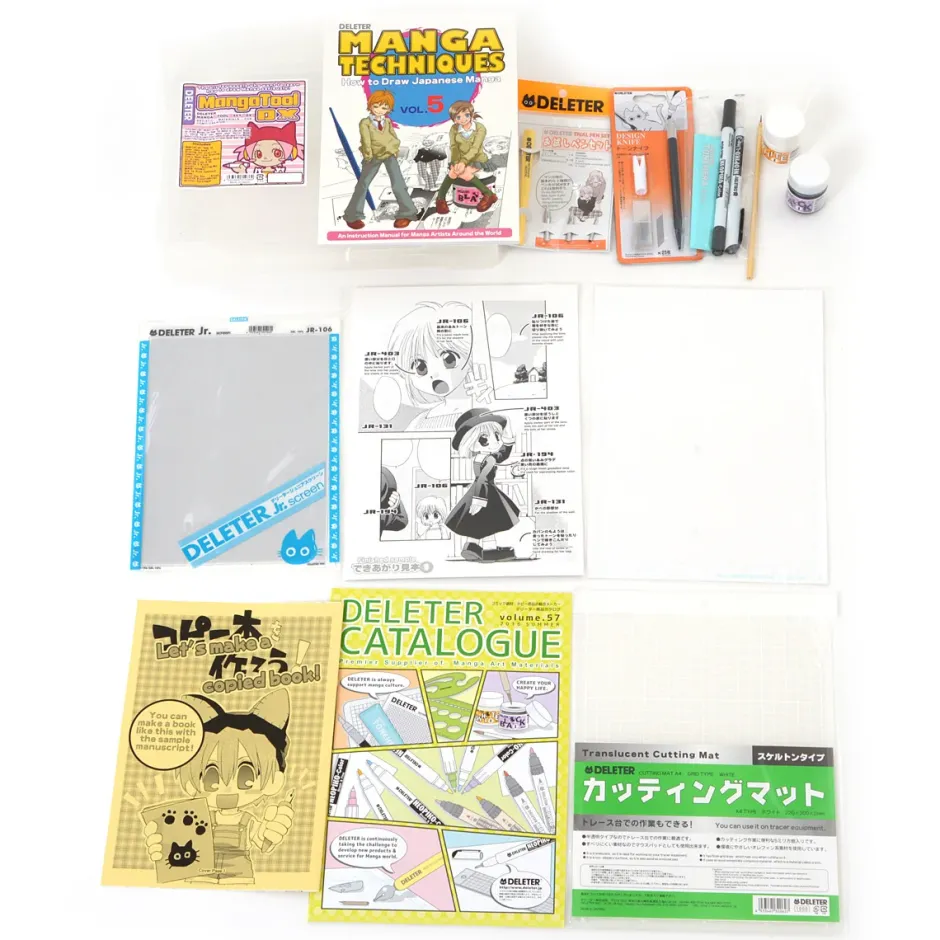 Deleter Manga Tool Sets New