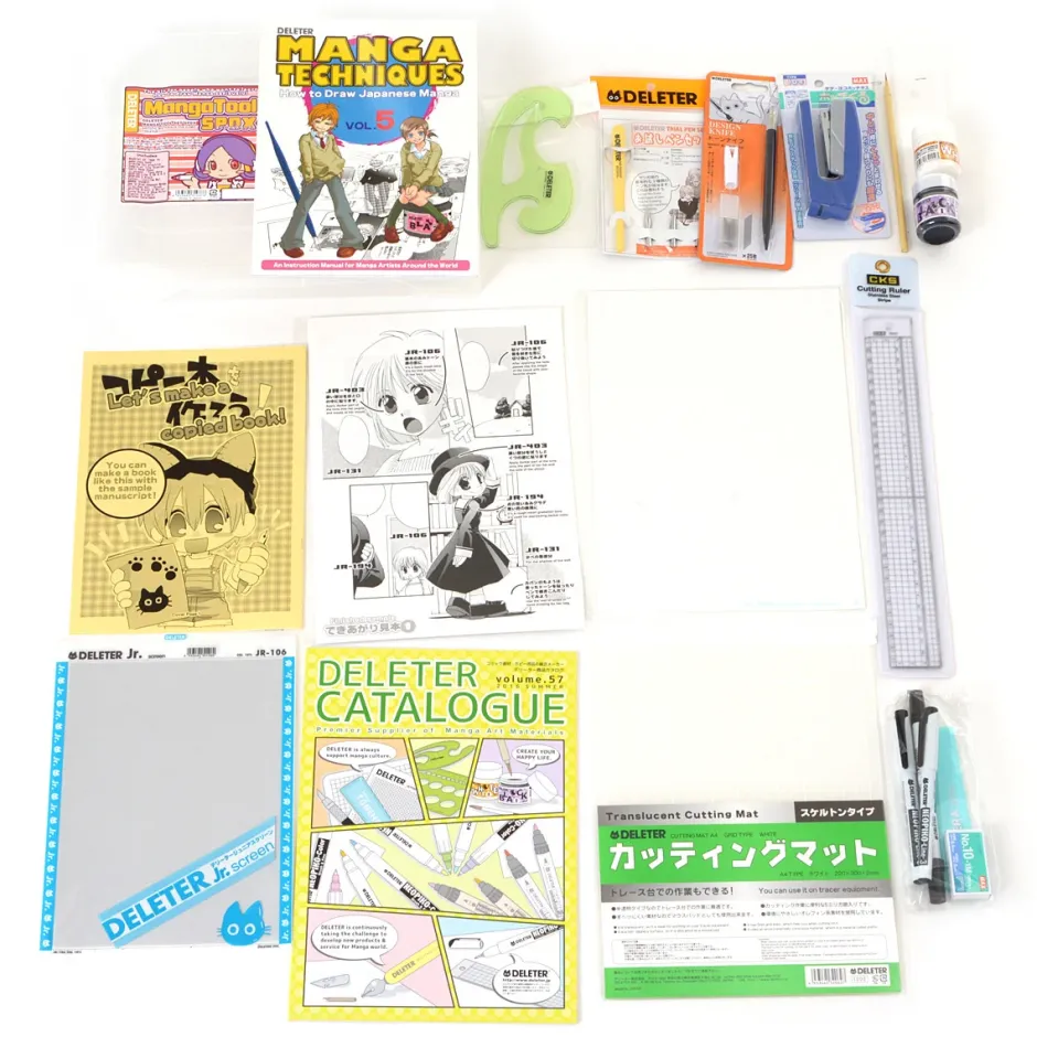 Deleter Manga Tool Sets New