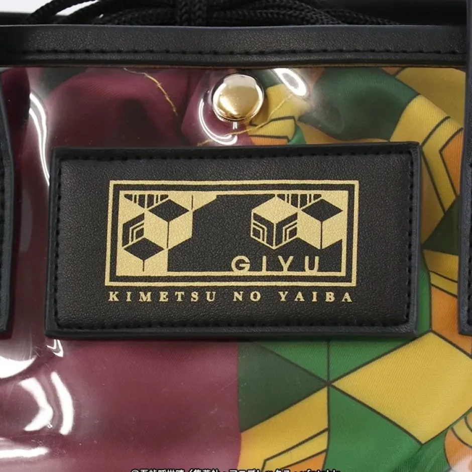 Pouches & Other Cases|Bags & Wallets>Demon Slayer: Kimetsu no Yaiba Giyu Tomioka Clear Bag with Pouch