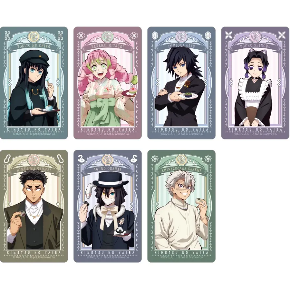 Cards>Demon Slayer: Kimetsu no Yaiba x Q-Pot. Collaboration Clear Card (Random)