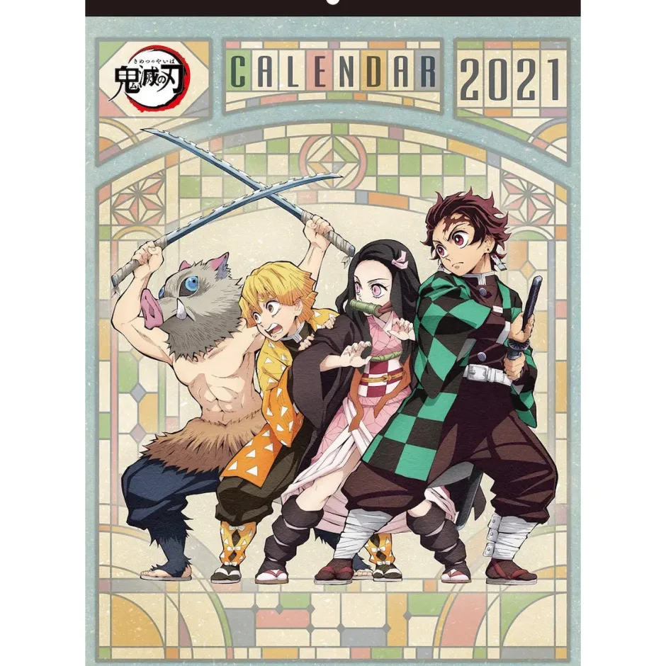Demon Slayer: Kimetsu no Yaiba 2021 Wall Calendar Discount