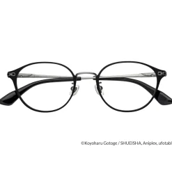 Eyewear>Demon Slayer: Kimetsu no Yaiba Collaboration Tengen Uzui Model Glass Frame w/ Original Eyeglass Case & Cleaning Cloth Set