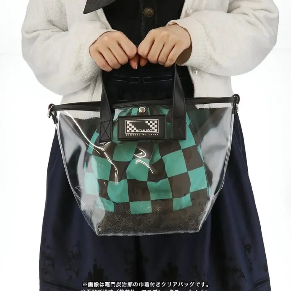 Demon Slayer: Kimetsu no Yaiba Inosuke Hashibira Clear Bag with Pouch Outlet