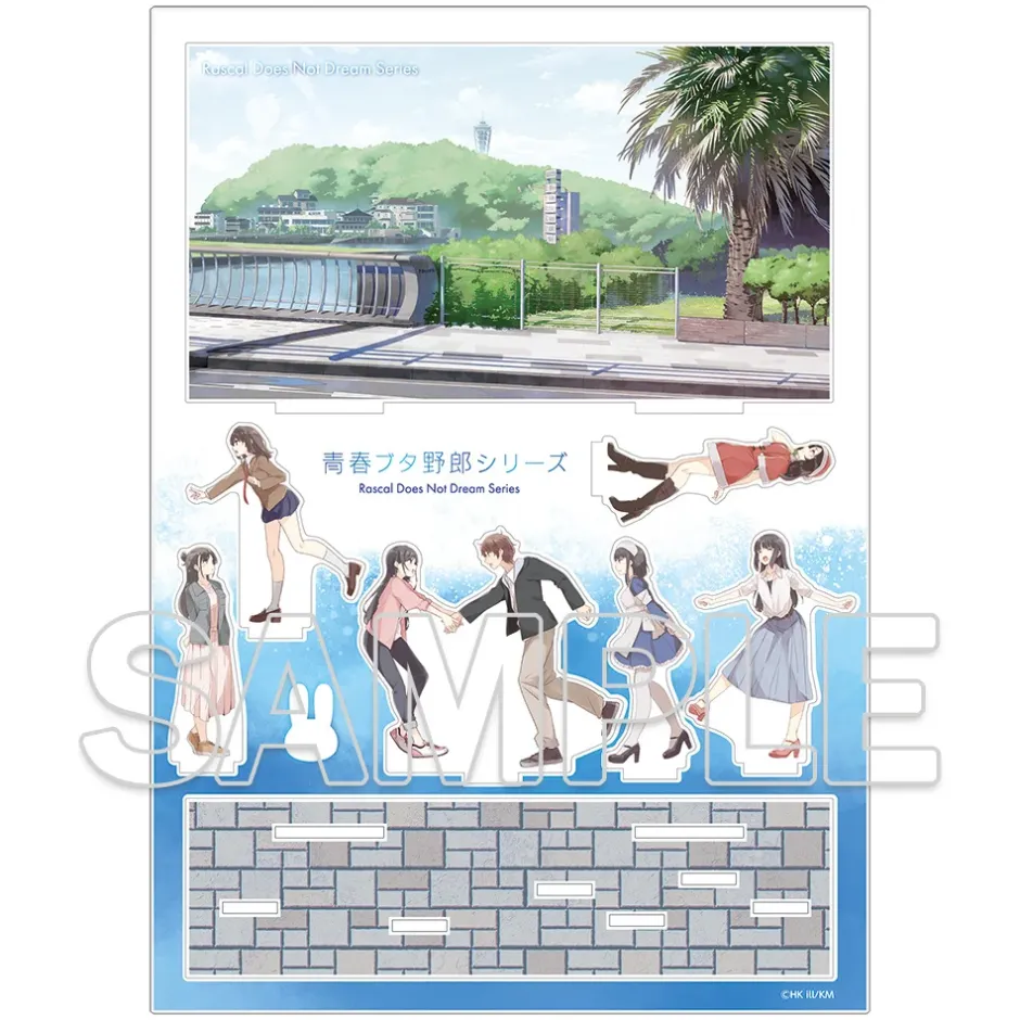 Other Goods>Dengeki Bunko Rascal Does Not Dream Series University Student Arc Group Visual Acrylic Diorama