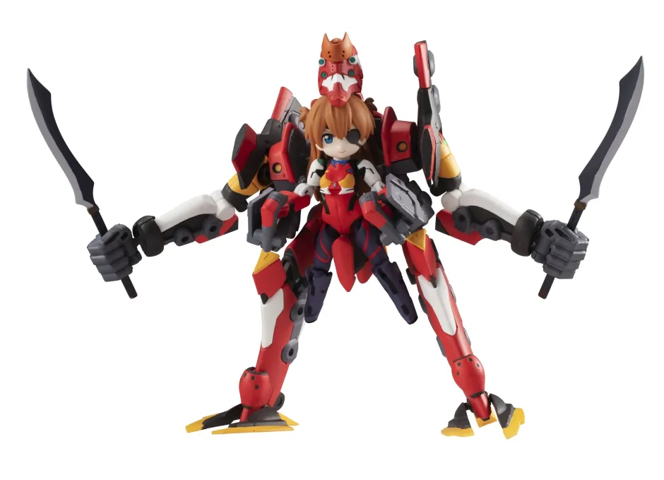 Nendoroid & Mini Figures|Bishoujo Figures>Desktop Army Rebuild of Evangelion Asuka Shikinami Langley & Unit-02 (Re-run)