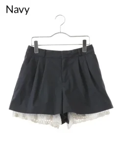 earth music&ecology Laced Hem Shorts New