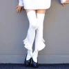 Footwear>ERIMAKI SOX Frilly Knee-High Socks