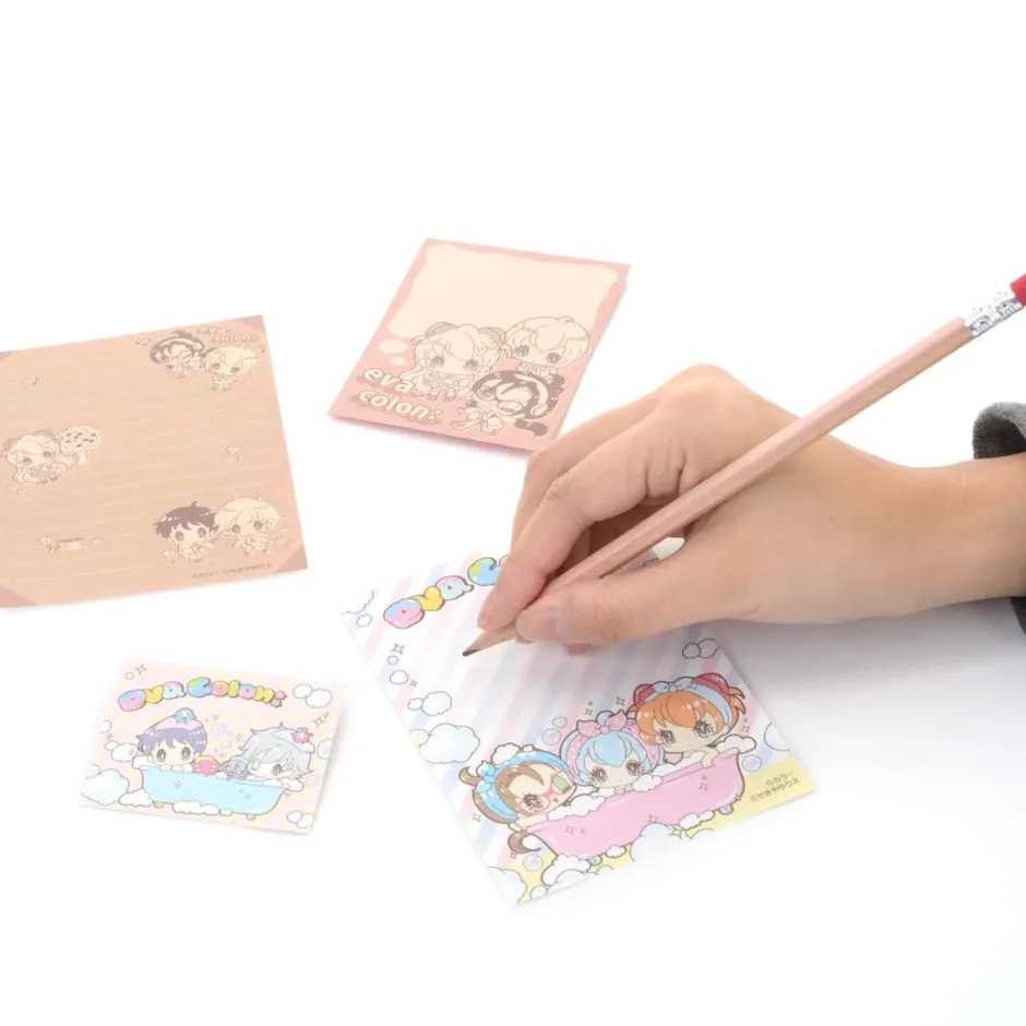 Stickers|Notebooks & Memo Pads>EVA STORE Original Eva Colon: Foil Sticker & Mini Letter Set