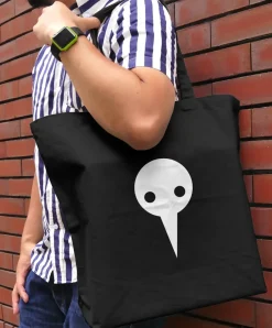 Evangelion Angel Large Tote Bag Black Hot