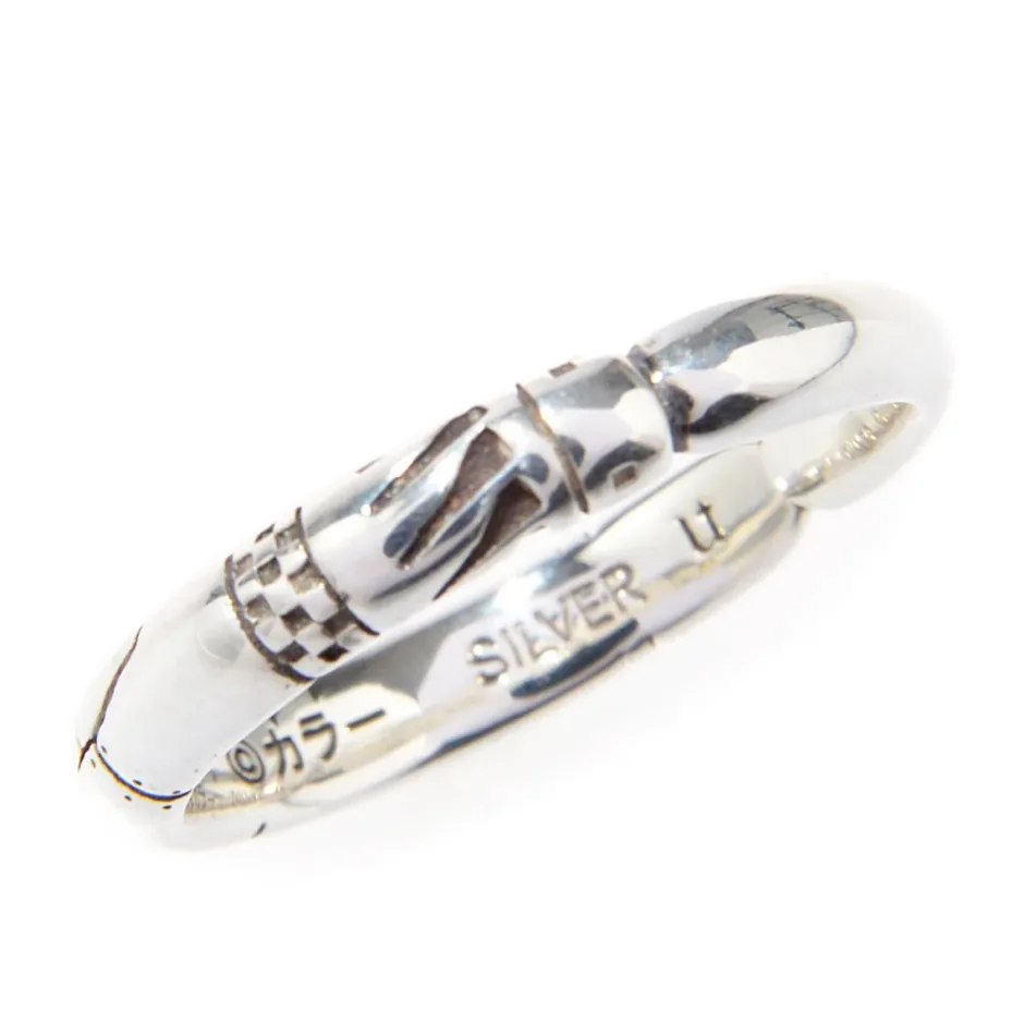 Jewelry & Hair Accessories>Evangelion Prototype Unit-00 Rei Ayanami Silver Entry Plug Ring
