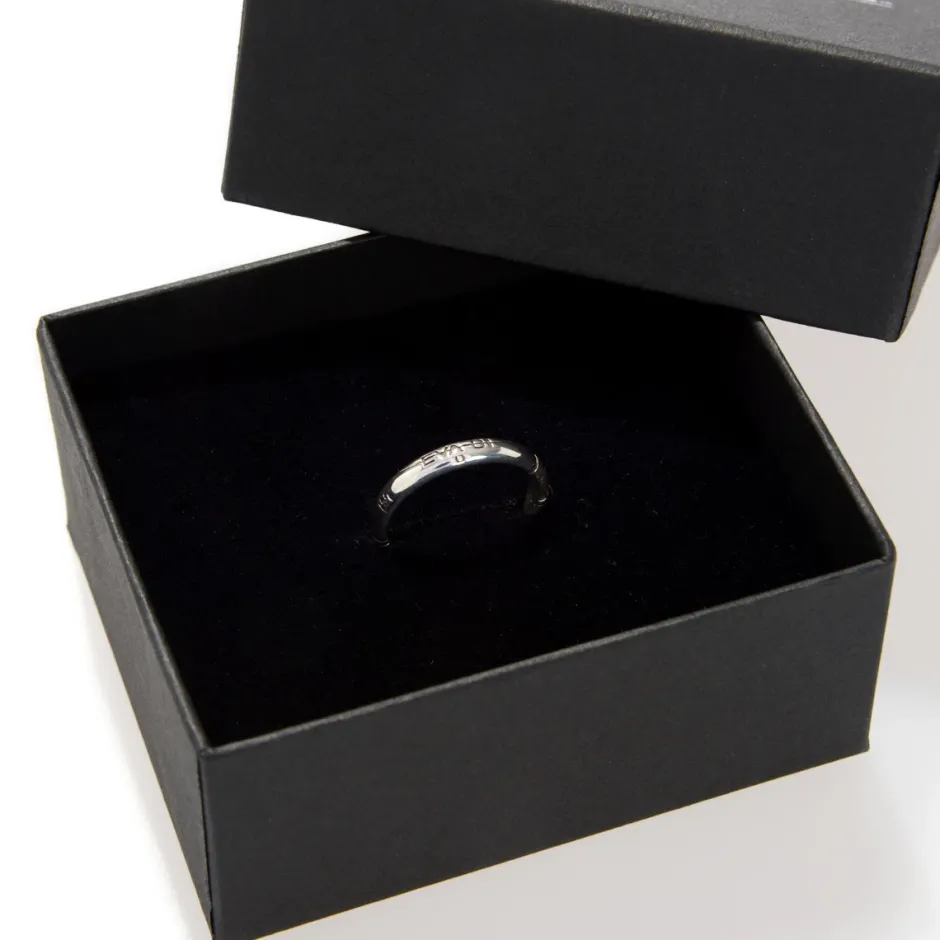 Jewelry & Hair Accessories>Evangelion Prototype Unit-00 Rei Ayanami Silver Entry Plug Ring