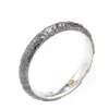 Evangelion Silver Black Moon Ring Hot