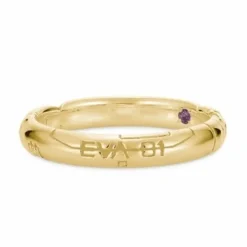 Jewelry & Hair Accessories>Evangelion Test Type Unit-01 Shinji Ikari 18K Yellow Gold Entry Plug Ring