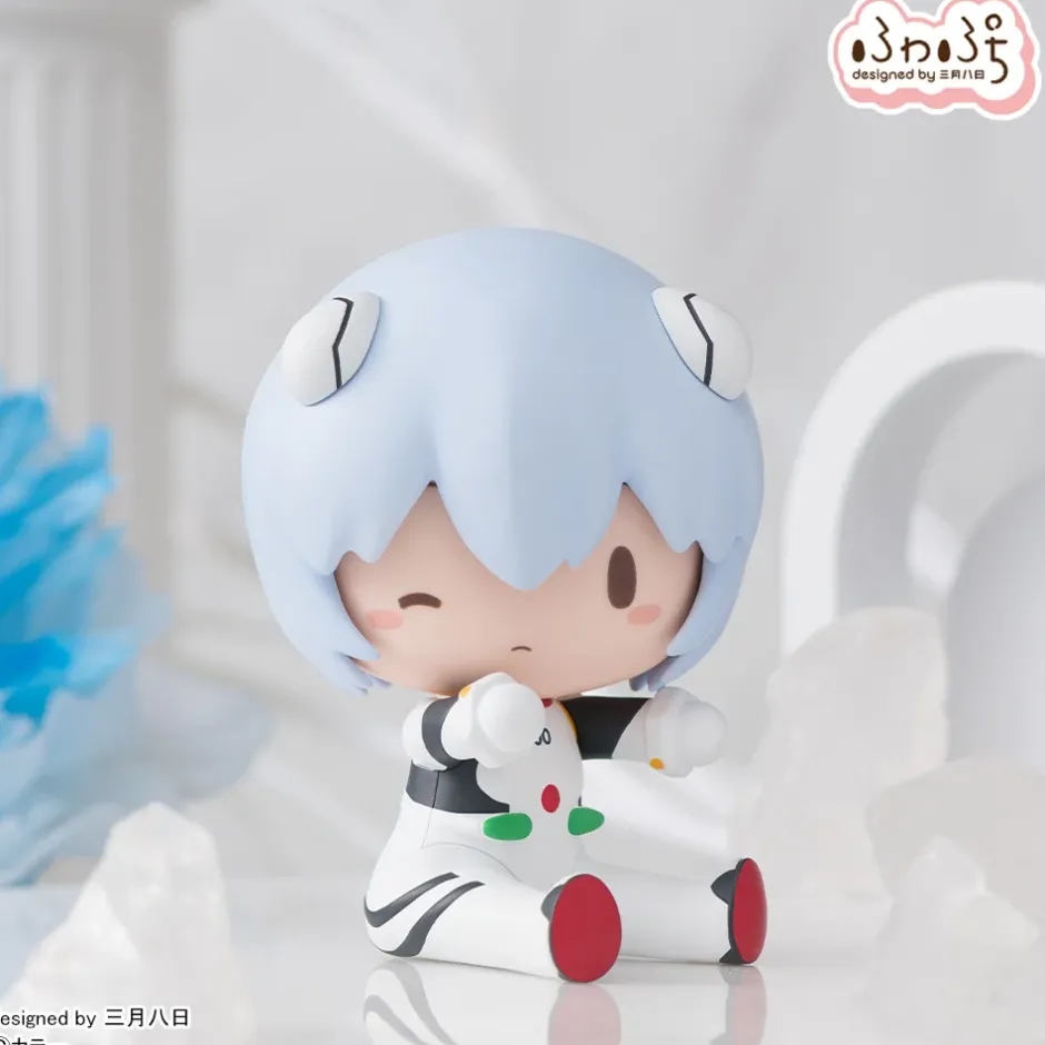 Nendoroid & Mini Figures>Evangelion: 3.0+1.0 Thrice Upon a Time Rei: Plugsuit Ver. Fuwapuchi Deformed Figure