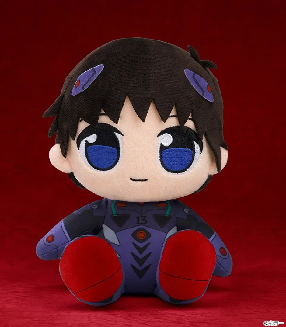 Evangelion: 2.0 You Can (Not) Advance Kuripan Plushie Shinji Ikari (Black Plugsuit) / Kaworu Nagisa (Black Plugsuit) / Misato Katsuragi Sale