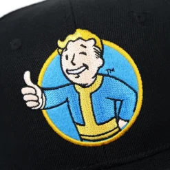 Fallout Vault Boy Black Snapback Clearance