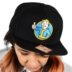 Fallout Vault Boy Black Snapback Clearance
