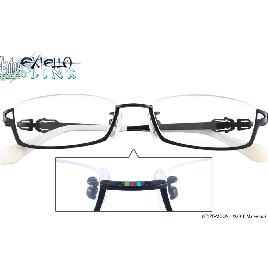 Fate/Extella Link Attila Model Collaboration Glasses (Clear Lenses) Sale