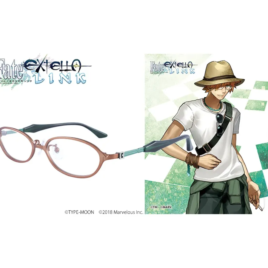 Fate/Extella Link Robin Hood Model Collaboration Glasses (Clear Lenses) New