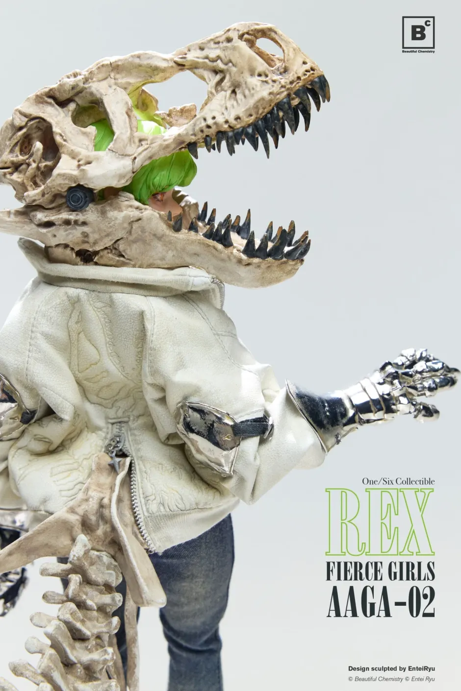 Action Figures>Fierce Girls Series Bonegirl AAGA-02 Gunner Rex 1/6 Scale Action Figure
