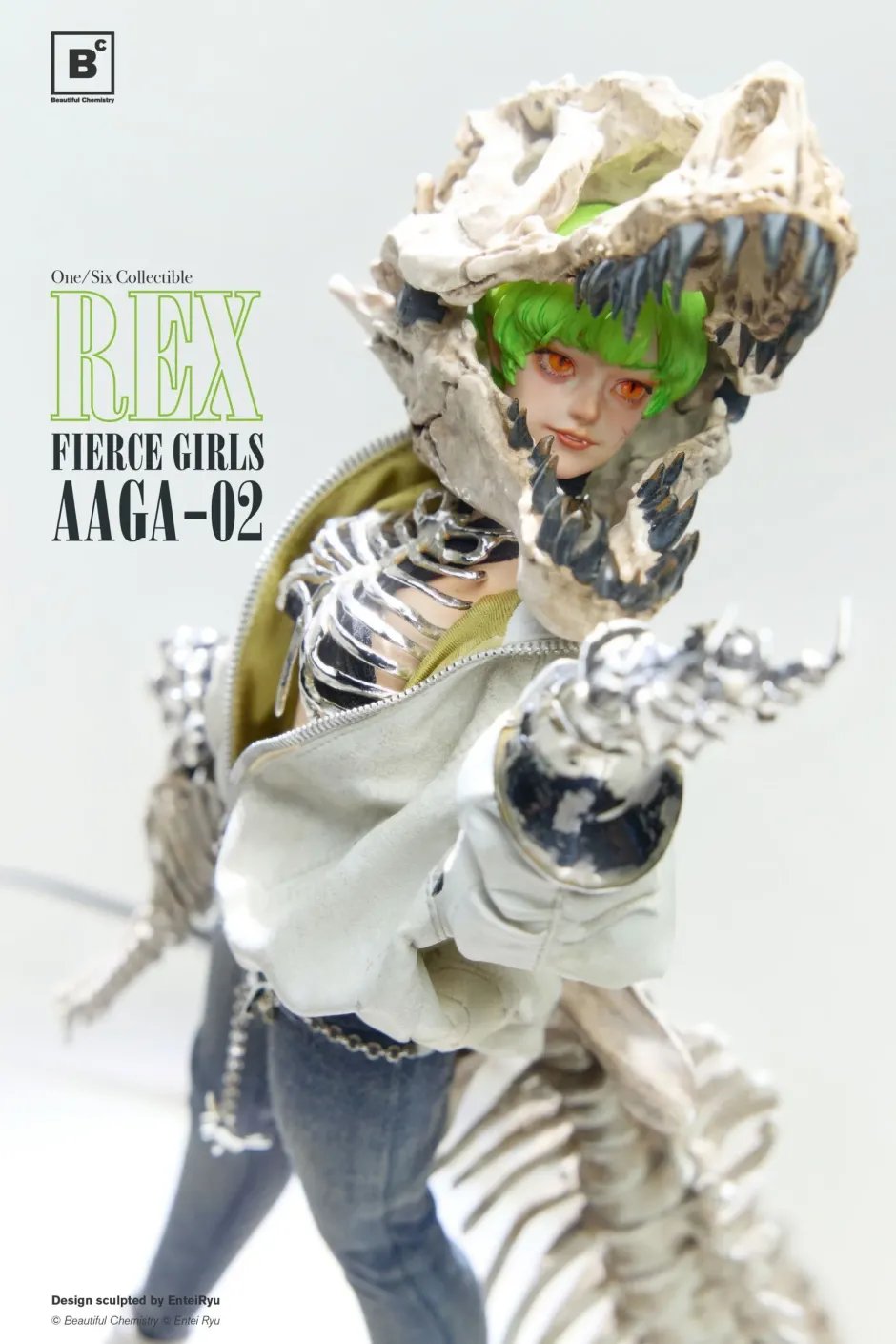 Action Figures>Fierce Girls Series Bonegirl AAGA-02 Gunner Rex 1/6 Scale Action Figure