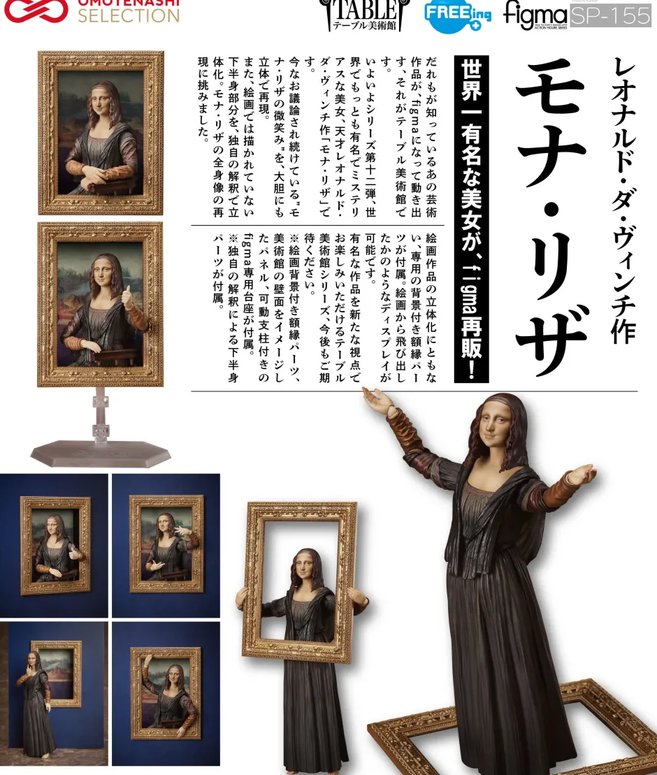 figma The Table Museum Mona Lisa by Leonardo da Vinci (Re-run) Sale