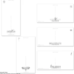 Final Fantasy VII Series Metallic Large Postcard Set (Re-run) Clearance