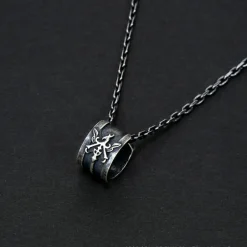 Jewelry & Hair Accessories>Final Fantasy XVI House Rosfield Silver Ear Cuff Pendant