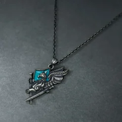 Final Fantasy XVI Wings of Promise Silver Pendant Outlet