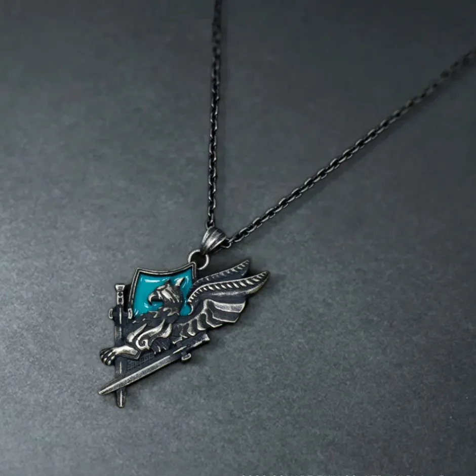 Final Fantasy XVI Wings of Promise Silver Pendant Outlet
