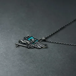 Final Fantasy XVI Wings of Promise Silver Pendant Outlet