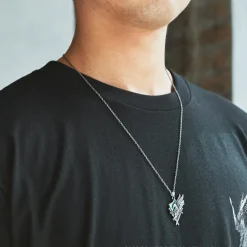 Final Fantasy XVI Wings of Promise Silver Pendant Outlet