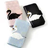 Smartphone Cases>FLAPPER Swan Appliqué Smartphone Flip Case