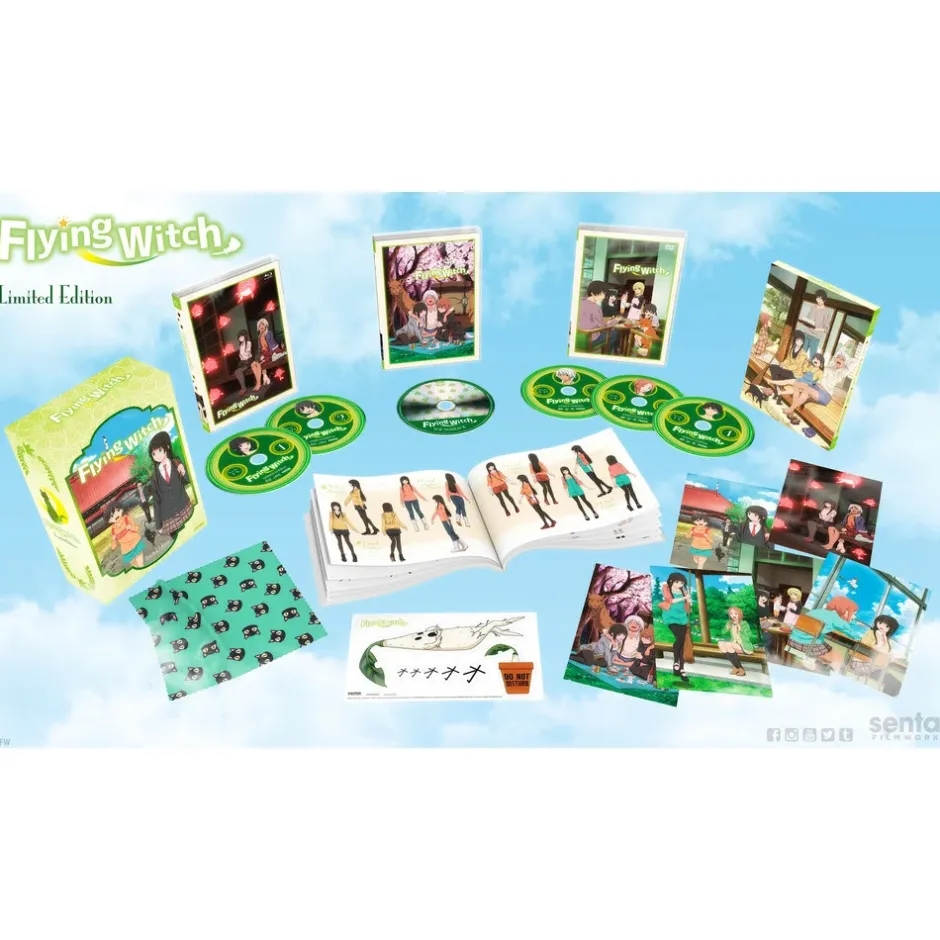 Anime Dvd/Blu-Ray>Flying Witch Premium Edition Box Set Blu-ray/DVD Combo Pack