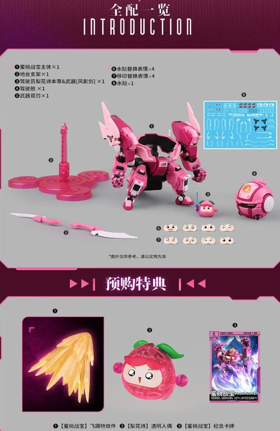 Plastic Models>Fruity Robo Peach Surfer Plastic Model Kit