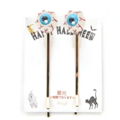 Jewelry & Hair Accessories>Gargle Glow-in-the-Dark Eyeball Hairpin Set