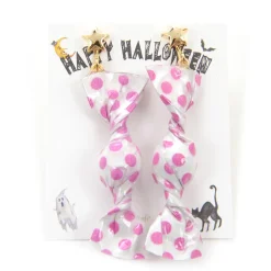 Jewelry & Hair Accessories>Gargle Polka Dot Candy Wrapper Earrings