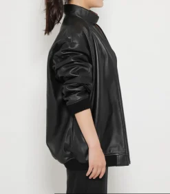 Ghost in the Shell Motoko Black Lamb Leather Blouson Outlet
