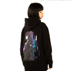 Ghost in the Shell: SAC_2045 Black Hoodie Outlet