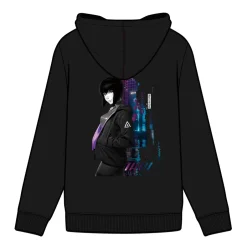 Ghost in the Shell: SAC_2045 Black Hoodie Outlet