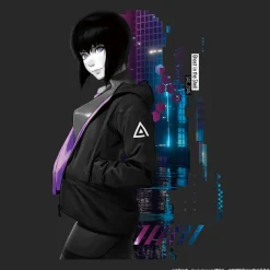Ghost in the Shell: SAC_2045 Black Hoodie Outlet