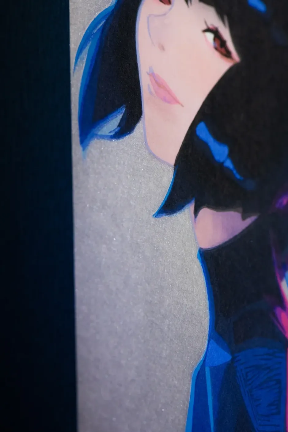 Fine Art>Ghost in the Shell: SAC_2045 Motoko Ukiyo-e Woodcut Print
